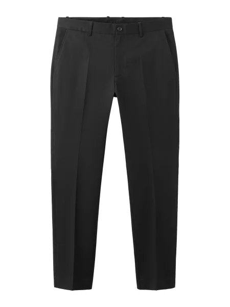 MANGO MAN Pantaloni cu dungă DUBLINO' negru