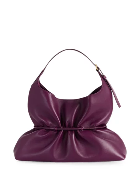 Geantă Balmain din piele violet