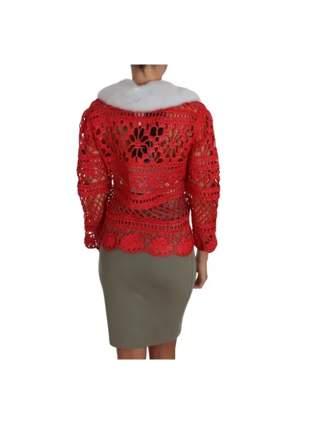 Sweter Dolce And Gabbana czerwony