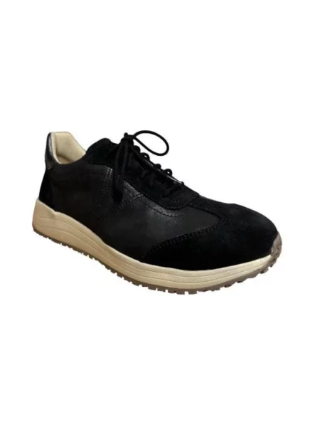 Sneakersy Wolky skórzane czarne