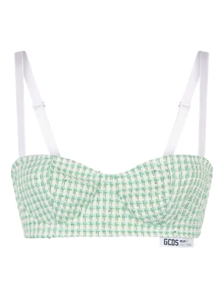 Top Gcds tweedowy zielony