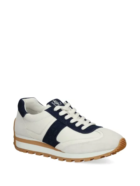 Kožené tenisky Lauren Ralph Lauren bílé
