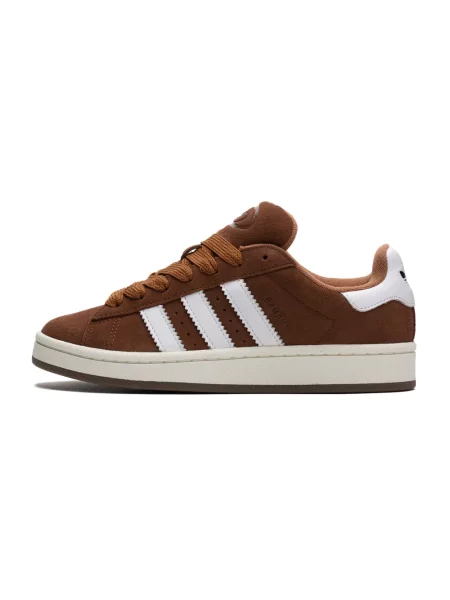 Sneakersy Adidas Campus retro zamszowe brązowe