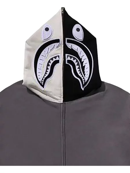 Hanorac cu glugă A Bathing Ape® gri