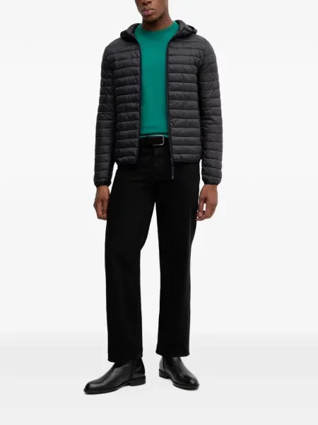 Pulover Benetton tricotate cu decolteu rotund verde