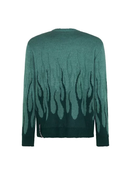 Sweter Vision Of Super z nadrukiem zielony