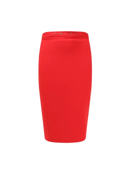 Spódnica midi Elisabetta Franchi czerwona