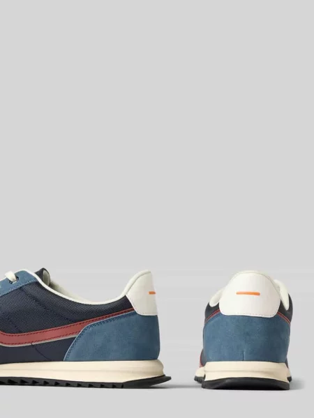 Sneakersy z nadrukiem z logo model ZAYN_TENN_BNYMI' Boss Orange granatowe