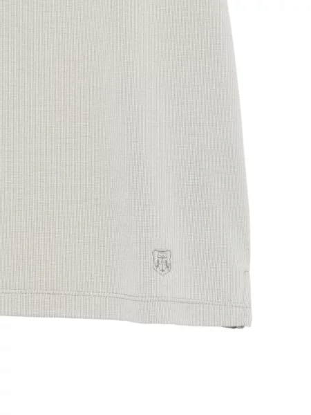 Polo Corneliani scurt verde