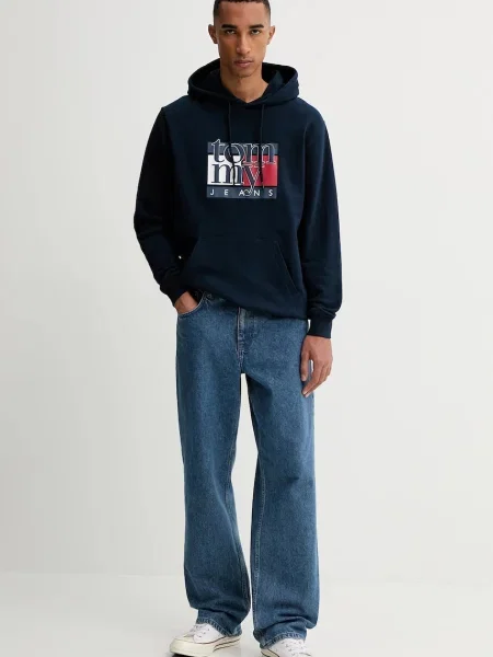 Tommy Jeans μπλούζα μπλε