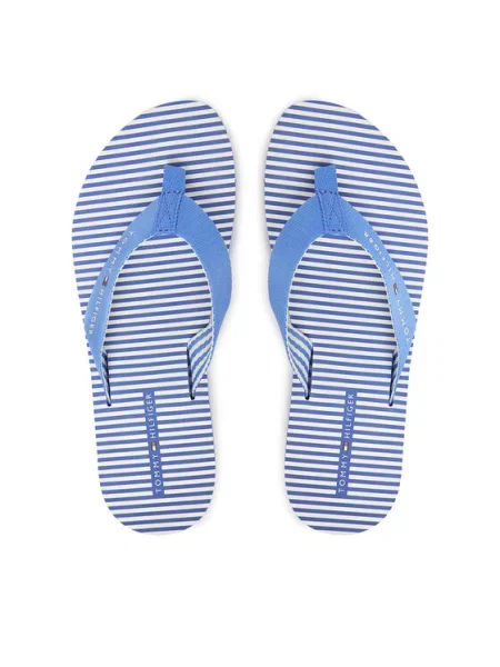 Tommy Hilfiger Japonke Th Ithaca Stripe Summer Sandal modra