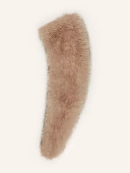 Reiss Kołnierz Ze Sztucznego Futra Flora beige beżowe