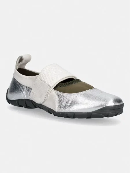 Wales Bonner Jewel Mary Jane baleriny skórzane