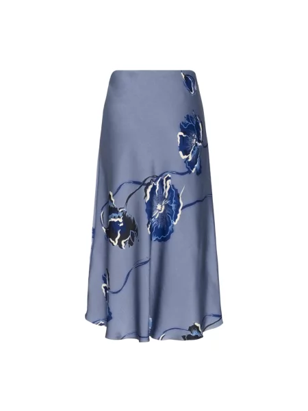 Spódnica midi Inwear niebieska