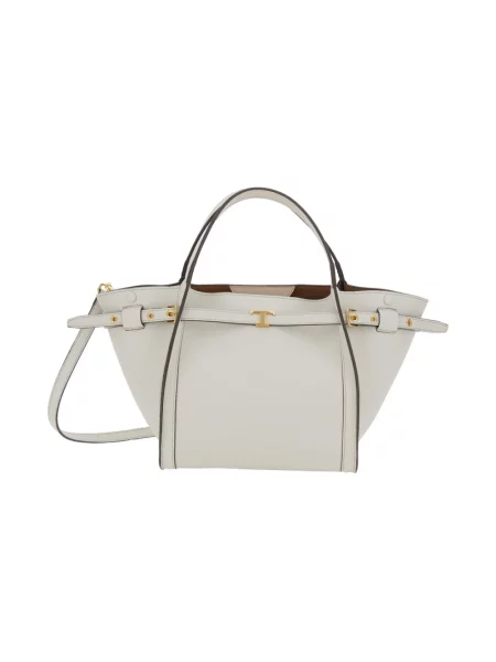 Shopperka Tod's skórzana biała