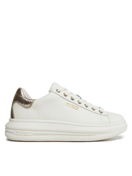 Кожени маратонки Guess VIBO FMJSAM бяло