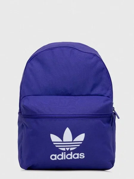 Batoh adidas Originals velký s potiskem fialová