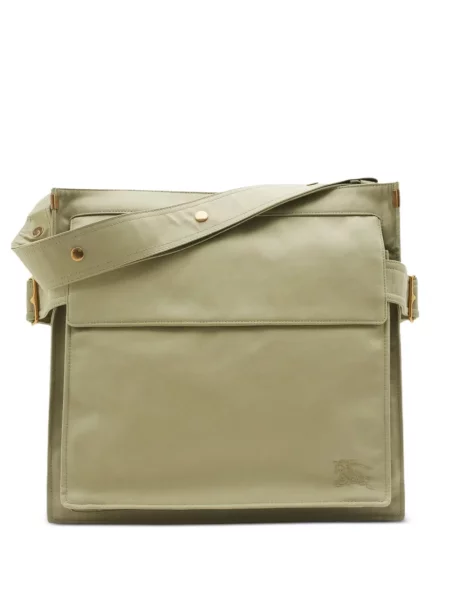 Trenci Burberry din piele verde