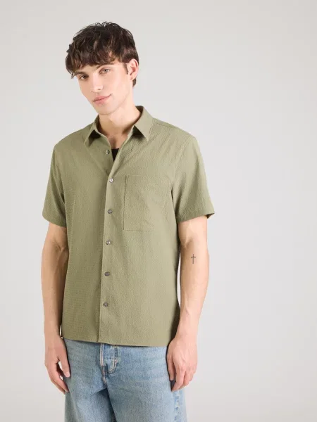 Calvin Klein Cămașă | stretch verde