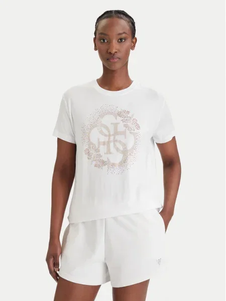 Guess Póló Regular Fit fehér