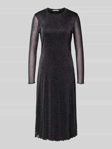 Sukienka z siateczki z efektowną przędzą Tom Tailor Denim