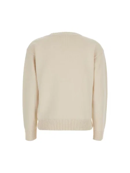 Dzianinowy sweter Ralph Lauren beżowy