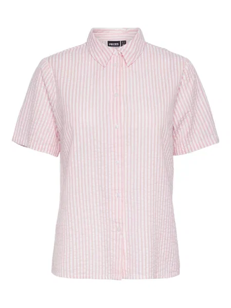 PIECES Bluză SALLY roz alb