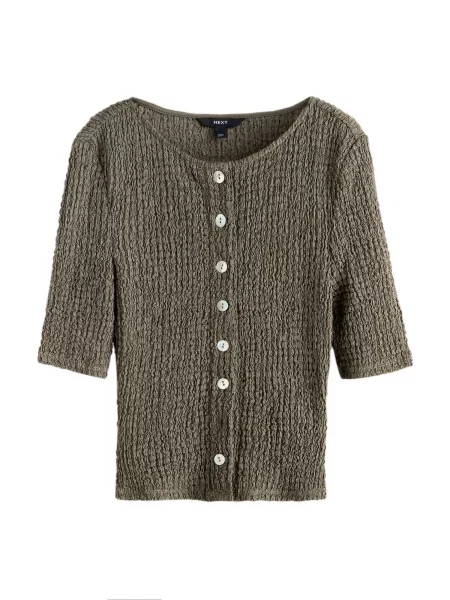 Next Geacă tricotată kaki