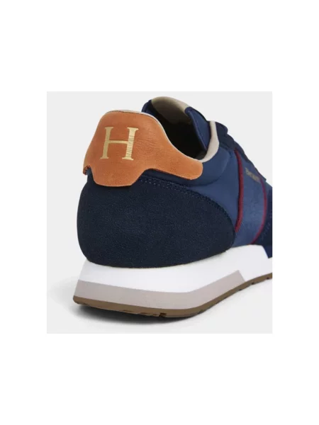 Sneakersy Hackett skórzane niebieskie