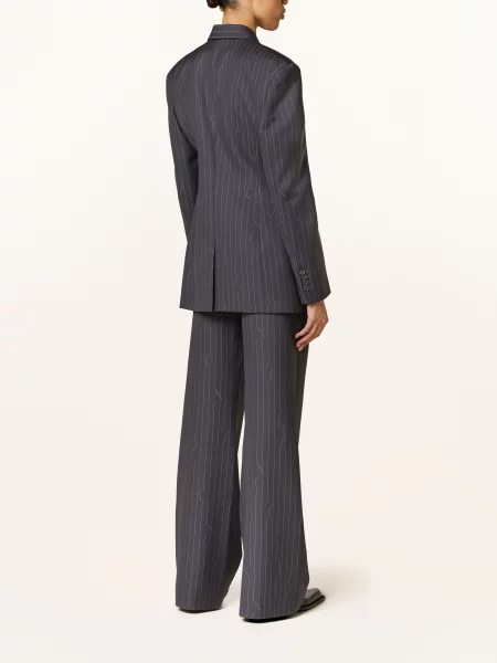 Off-White Blezer grau biała