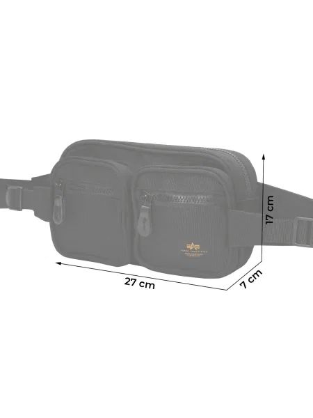ALPHA INDUSTRIES Pojasna torbica crna