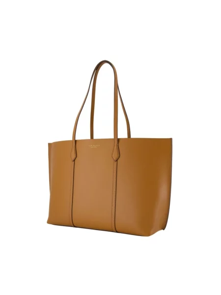 Tory Burch torebka skórzana Perry brązowy