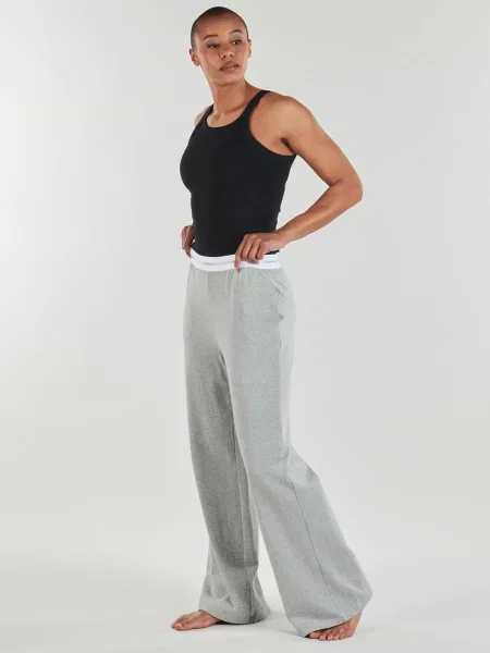 Calvin Klein Underwear Pyžamové nohavice melírovaná sivá