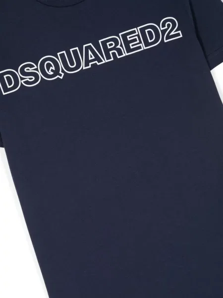 Koszulka dziecięca Dsquared2 niebieska