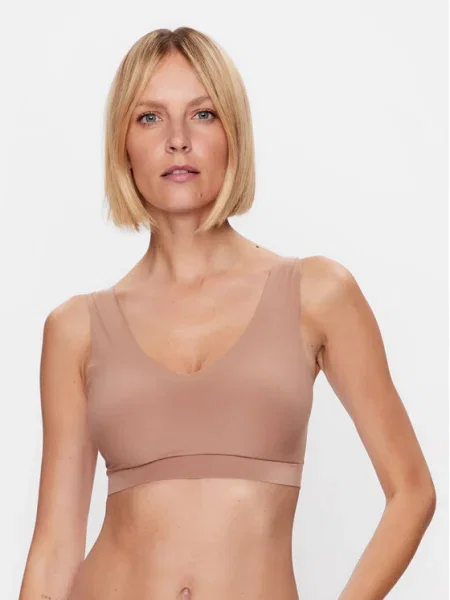 Chantelle Melltartó felső Soft Stretch barna