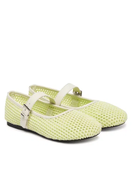 Balerinos Tommy Jeans Tjw Knitted Ballerina balta