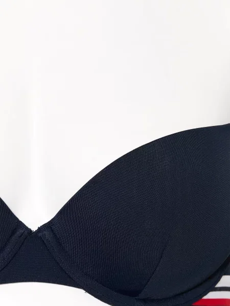 Tommy Hilfiger Push-Up Bikiny tmavě modrá / červená bílá