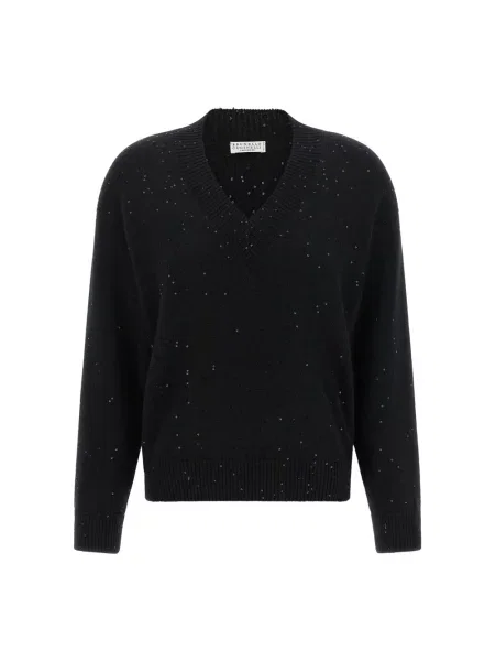 Sweter Brunello Cucinelli czarny