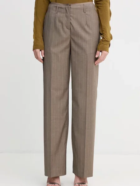 Sisley pantaloni pentru femei maro