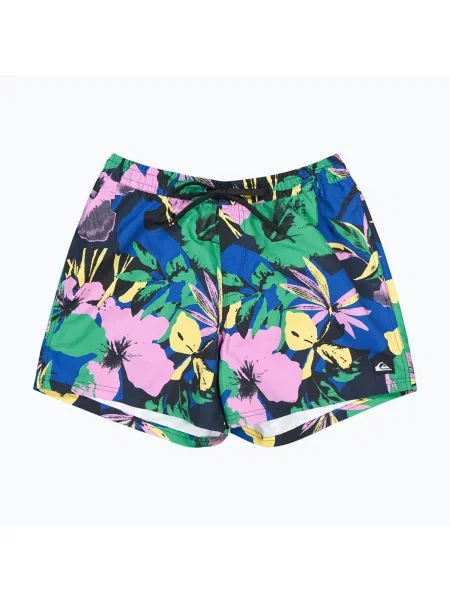Pantaloni scurți de baie pentru bărbați Quiksilver Everyday Printed Volley dark navy interact floral