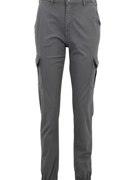 Urban Classics Pantaloni cu Ladies High Waist Cargo Pants gri