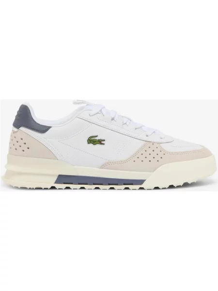 Buty do biegania Lacoste Slam Break Leather Contrast beżowy ciemnoszary biały