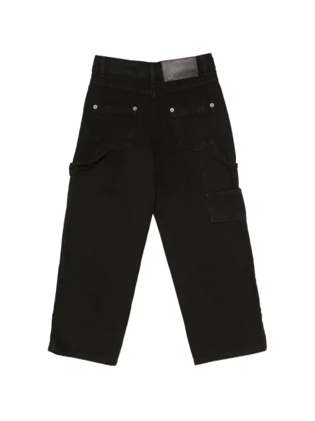Jeansy dziecięce Msgm czarne