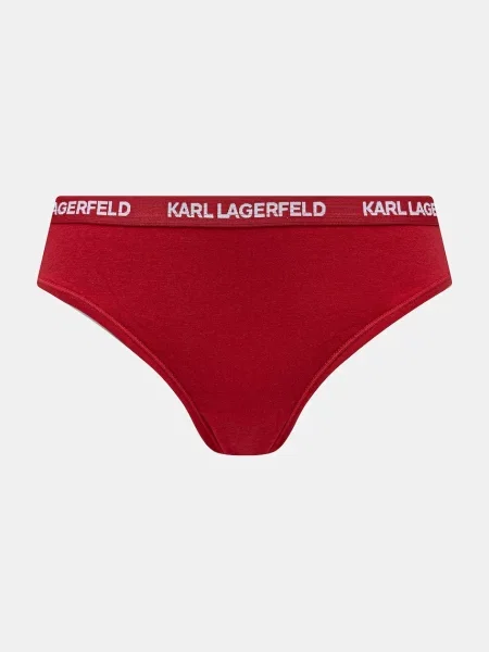 Karl Lagerfeld tangá dámske s elastanom červená