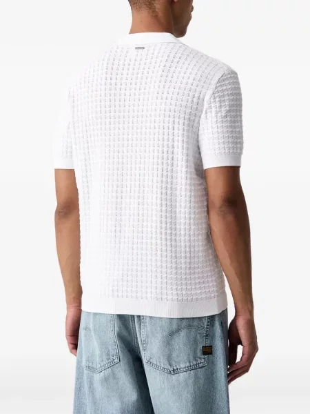 Tricou Guess tricotate alb