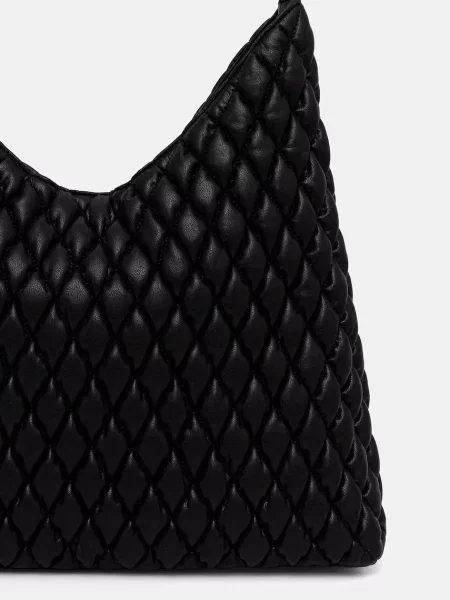 Кожаная сумка хобо Dkny
