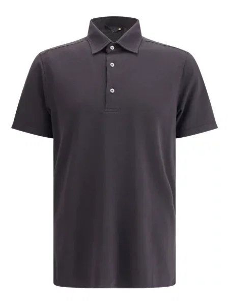 Scurt tricou polo Loro Piana negru
