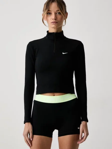 Tricou cu mânecă lungă Nike negru