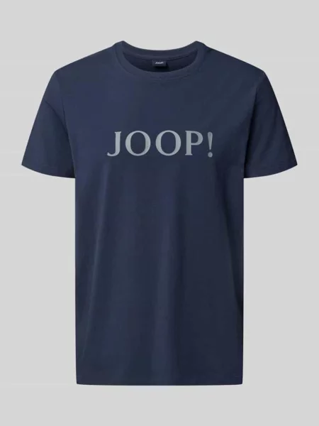 T-shirt z logo i okrągłym dekoltem Joop! Collection