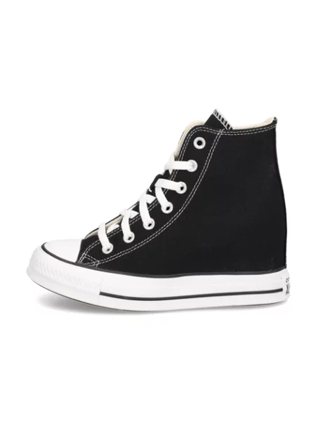 Klasické tenisky Converse Chuck Taylor All Star na klínovém podpatku černé